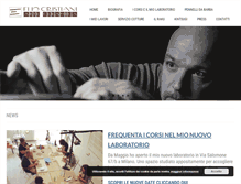 Tablet Screenshot of eliocristiani.com